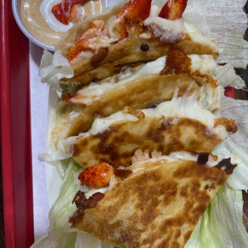 Maine Lobster Quesadillas.