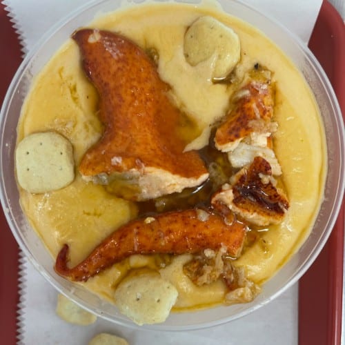 Lobster Bisque Soup.