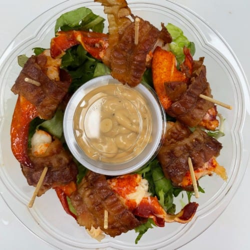 Bacon Maine Lobster Bites.