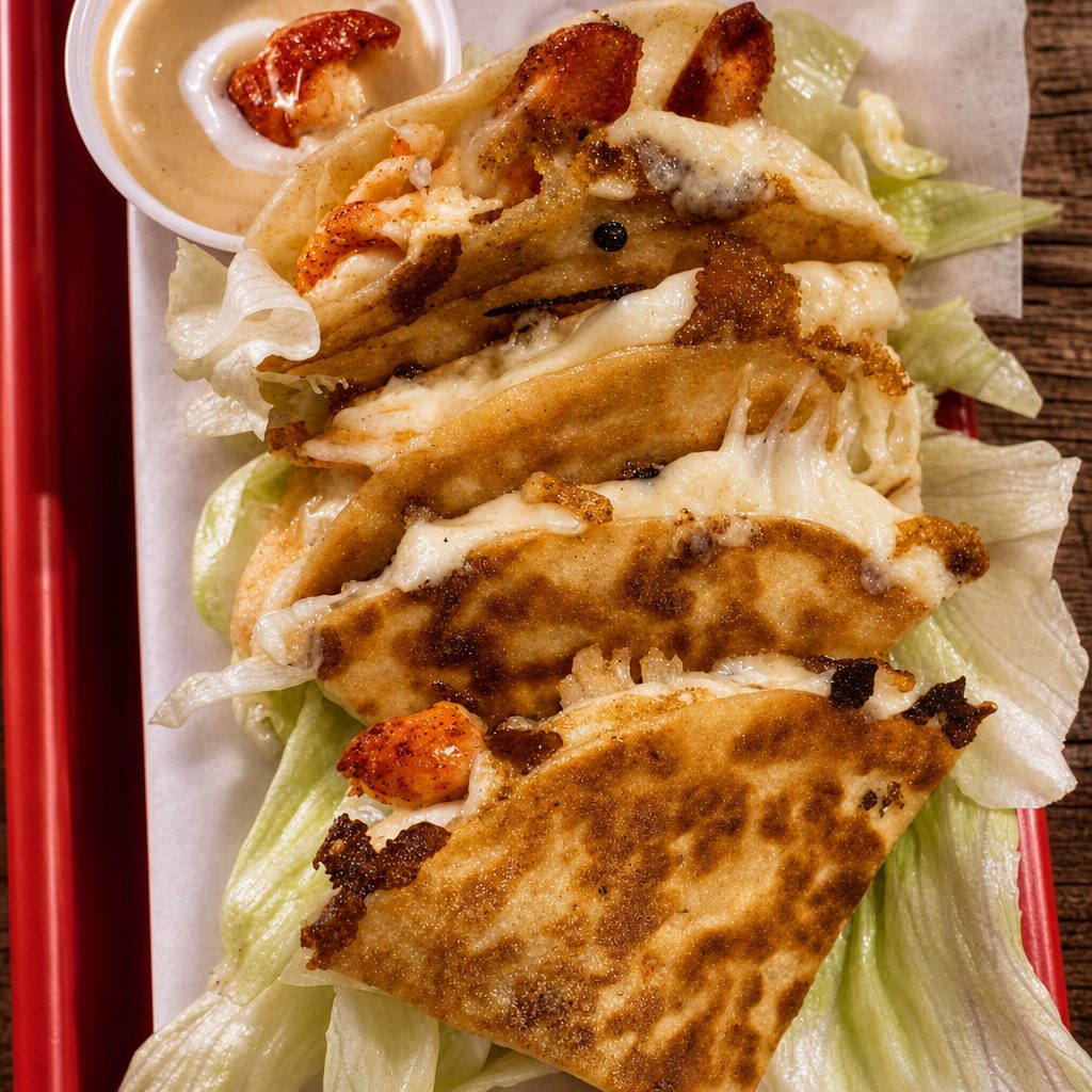 Maine Lobster Quesadillas.